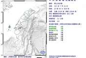 深夜地牛翻身！22:44嘉義梅山發生規模4.0「極淺層」地震　最大震度4級