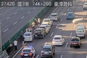 影/國3高原段5車連環撞！瑪莎拉蒂「疑未保車距」釀禍