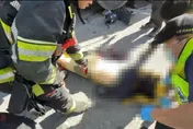 影/台東砂石車右轉擦撞機車　騎士受困輪下當場死亡