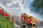 巨石比一棟樓大！重慶山崩救援陷困境　專家駁「爆炸引發山崩」