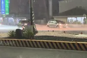3縣市夜間豪雨特報！颱風紅霞大雷雨狂炸台東　路面一度積水