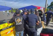 影/氣氛緊繃！彰化火化場動土爆發衝突　男送米遭阻怒槓警