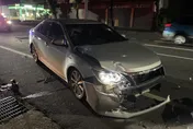台中大雅駕駛「連撞2車」棄車落跑　車內搜出毒咖啡包
