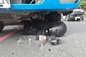影/合歡山公路重機騎士摔甩對向車輪下！身體嚴重彎折命危