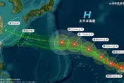 強颱白海豚朝西北西方向移動　氣象粉專揭後續路徑關鍵