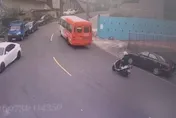 影/基隆公車處遭闖入開走巴士　警火速攔車逮毒蟲送辦