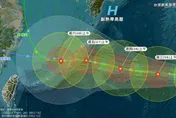 白海豚颱風路徑「2劇本」！繼續西行影響台灣最大　暴風侵襲率曝