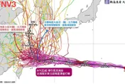 白海豚颱風估北轉機會大　恐3天滯留東北部海域