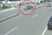 影/彰化機車「切西瓜」遭猛撞！2人彈飛傷重緊急送醫