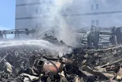 影/新竹互力化工廠下午驚傳復燃　火勢10分鐘控制