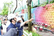 內湖邊坡崩塌遇白海豚颱風！蔣萬安急赴現場下令整治