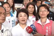南下屏東輔選蘇清泉贈「工程帽」！盧秀燕：每一個人都是母雞