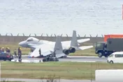 那霸機場驚傳F-15疑起落架故障卡跑道　至少10航班受影響