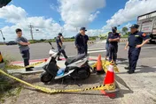 影/彰化伸港工程師撞緣石遭輾死　巧合小姊弟事發地