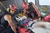花蓮外海郵輪罹癌遊客嚴重出血　黑鷹直升機吊掛救援