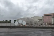 暴雨狂炸！嘉義布袋鹽山缺一角　網笑虧：無鹽以對