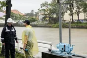 南部豪雨狂炸　賴瑞隆勘查水情籲民眾警覺：防汛不能鬆懈