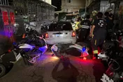 影/新北毒駕男拒檢「倒車衝撞員警」遭開6槍「胸骨中彈」