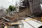 影/台南豪大雨重災區直擊！「車站變碼頭」東門城崩塌碎裂