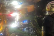 國1慘烈事故釀「全線封閉」！聯結車、大貨車追撞變形碎裂