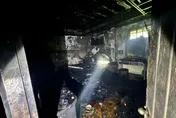 雲林慘烈民宅大火「燒成焦黑廢墟」！2人重創命危
