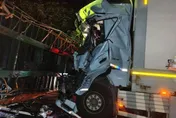 影/國1湖口段大型車禍連發！釀全線封閉