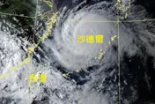 沙德爾海警來了！鄭明典曬衛星雲圖驚呼：像大圓盤