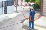 影/新竹男遭狗吠竟持刀追砍女飼主　衝向員警遭槍開制伏