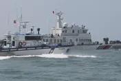 4艘陸海警船趁颱風後侵金門水域！海巡1對1強勢驅離