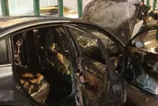 北市市民高架「火球」狂燒！轎車瞬間遭烈焰吞噬　現場情況曝
