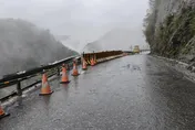 中橫公路豁然亭路段搶修施工　每天僅5時段放行