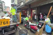 影/基隆強降雨逾70毫米淹水　謝國樑勘災：最高發3萬慰助金