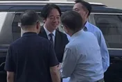 行程延宕也要見！賴清德密會劉櫂豪　鄉親嗨喊：摸到總統了