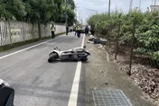 毒品查緝爆血腥衝撞！屏東男狠撞警車　所長破相當場壓制