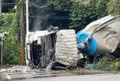 北橫台7線死亡車禍！水泥預拌車翻落山谷　62歲駕駛送醫不治