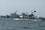 影/大陸海警船今再闖金門海域　海巡廣播併航強勢驅離