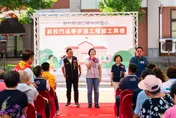 出席通學步道開工典禮　徐欣瑩拋政見　舉辦多元特色營隊　助學子探索未來