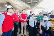 林飛帆、劉世芳現身台東！視察國家防災日模擬7.3強震複合災情