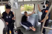 疑坐過站抓狂！莽男竟拉下「車長閥」　拒捕後遭壓制
