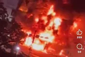 影/台南重大火警「從機車行燒到醫美診所」！烈焰煉獄直擊