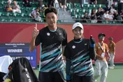 亞運/首金來了！余凱文/黃詩媛逆轉日本　軟網混雙封王