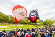中秋連假衝這！28公尺「巨大高雄熊」熱氣球超萌登場