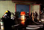 宜蘭冬山「鋼鐵廠陷火海」！狀況一度危急