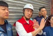 視察防颱被問民調遭童子瑋超車　謝國樑「雙手比叉」：颱風不講這個