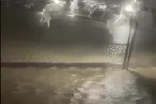 影/薔琵颱風近海持續盤旋！宜蘭雨量驚人　礁溪淹成蓄水池