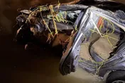 影/林口翁颱風天失聯　車墜「寶斗溪出海口」人成漂屍