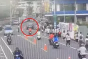 影/員林獅子盃3300人路跑傳意外！　10歲男童遭車輛擦撞送醫