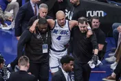 NBA/傷病魔咒炸裂！魔術後衛無碰撞倒地痛苦退場　開季噩耗再添一樁