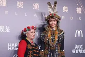 金鐘61/于子育穿「親製族服」登紅毯！陷《親密之海》深淵：絕不能失去自我