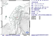 花蓮卓溪09:03規模3.6小區域地震　最大震度1級